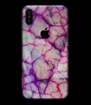 Red White Dragon Vein Agate Skin - iPhone XS MAX, XS/X, 8/8+, 7/7+, 5/5S/SE Skin-Kit (All iPhones Available)