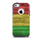 Red, Yellow and Green Wood Planks Skin for the iPhone 5c OtterBox Commuter Case