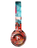 Red and Blue Abstract Oil Painting Full-Body Skin Kit for the Beats by Dre Solo 3 Wireless Headphones