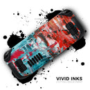 Red and Blue Abstract Oil Painting // Vinyl Skin Wrap for Steam Deck OLED & Steam Deck (LCD) — Soft Matte or Ultra Gloss