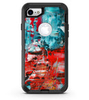 Red and Blue Abstract Oil Painting - iPhone 7 or 8 OtterBox Case & Skin Kits