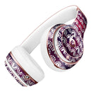 Red and Blue Cloud Mix with White Semi-Circles Full-Body Skin Kit for the Beats by Dre Solo 3 Wireless Headphones