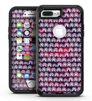 Red and Blue Cloud Mix with White Semi-Circles - iPhone 7 Plus/8 Plus OtterBox Case & Skin Kits