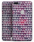 Red and Blue Cloud Mix with White Semi-Circles - Skin-kit for the iPhone 8 or 8 Plus