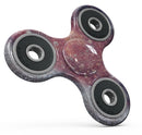 Red and Blue Glowing Orbs with Silver Sparkle Full-Body Fidget Spinner Skin-Kit