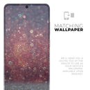 Red and Blue Glowing Orbs with Silver Sparkle - Premium Vinyl Skin Decal for Samsung Galaxy S25 Ultra, S24, S23, S22 & All Galaxy S Models