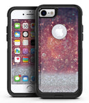 Red and Blue Glowing Orbs with Silver Sparkle - iPhone 7 or 8 OtterBox Case & Skin Kits