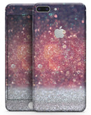 Red and Blue Glowing Orbs with Silver Sparkle - Skin-kit for the iPhone 8 or 8 Plus