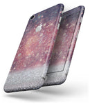 Red and Blue Glowing Orbs with Silver Sparkle - Skin-kit for the iPhone 8 or 8 Plus