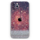 Red and Blue Glowing Orbs with Silver Sparkle - Protective Skin Wrap & Decal – Compatible with iPhone SE to iPhone 17 Pro Max (All Models)