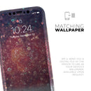 Red and Blue Glowing Orbs with Silver Sparkle - Protective Skin Wrap & Decal – Compatible with iPhone SE to iPhone 17 Pro Max (All Models)