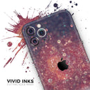 Red and Blue Glowing Orbs with Silver Sparkle - Protective Skin Wrap & Decal – Compatible with iPhone SE to iPhone 17 Pro Max (All Models)