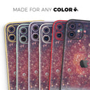 Red and Blue Glowing Orbs with Silver Sparkle - Protective Skin Wrap & Decal – Compatible with iPhone SE to iPhone 17 Pro Max (All Models)