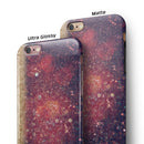 Red and Blue Unfocused Orbs with Gold iPhone 6/6s or 6/6s Plus 2-Piece Hybrid INK-Fuzed Case
