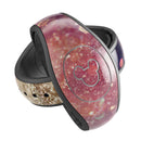 Red and Blue Unfocused Orbs with Gold  - Decal Skin Wrap Kit for the Disney Magic Band