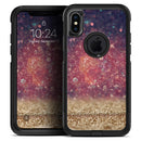 Red and Blue Unfocused Orbs with Gold  - Skin Kit for the iPhone OtterBox Cases