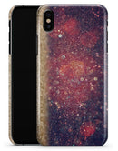 Red and Blue Unfocused Orbs with Gold  - iPhone X Clipit Case