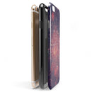 Red and Blue Unfocused Shimmer Lights iPhone 6/6s or 6/6s Plus 2-Piece Hybrid INK-Fuzed Case
