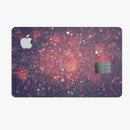 Red and Blue Unfocused Shimmer Lights - Premium Protective Decal Skin-Kit for the Apple Credit Card