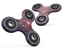 Red and Blue Unfocused Shimmer Lights Full-Body Fidget Spinner Skin-Kit
