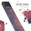 Red and Blue Unfocused Shimmer Lights - Premium Decal Protective Skin-Wrap Sticker compatible with the Juul Labs vaping device