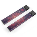 Red and Blue Unfocused Shimmer Lights - Premium Decal Protective Skin-Wrap Sticker compatible with the Juul Labs vaping device
