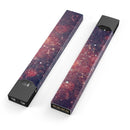 Red and Blue Unfocused Shimmer Lights - Premium Decal Protective Skin-Wrap Sticker compatible with the Juul Labs vaping device