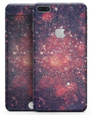 Red and Blue Unfocused Shimmer Lights - Skin-kit for the iPhone 8 or 8 Plus