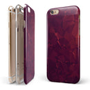 Red and Burgandy Geometric Shapes iPhone 6/6s or 6/6s Plus 2-Piece Hybrid INK-Fuzed Case