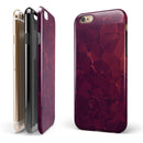 Red and Burgandy Geometric Shapes iPhone 6/6s or 6/6s Plus 2-Piece Hybrid INK-Fuzed Case