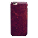 Red and Burgandy Geometric Shapes iPhone 6/6s or 6/6s Plus 2-Piece Hybrid INK-Fuzed Case