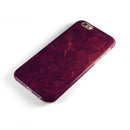 Red and Burgandy Geometric Shapes iPhone 6/6s or 6/6s Plus 2-Piece Hybrid INK-Fuzed Case