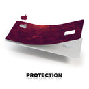 Red and Burgandy Geometric Shapes - Premium Protective Decal Skin-Kit for the Apple Credit Card