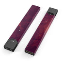 Red and Burgandy Geometric Shapes - Premium Decal Protective Skin-Wrap Sticker compatible with the Juul Labs vaping device