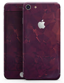 Red and Burgandy Geometric Shapes - Skin-kit for the iPhone 8 or 8 Plus