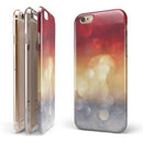 Red and Gold Unfocused Glowing Orbs iPhone 6/6s or 6/6s Plus 2-Piece Hybrid INK-Fuzed Case