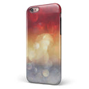Red and Gold Unfocused Glowing Orbs iPhone 6/6s or 6/6s Plus 2-Piece Hybrid INK-Fuzed Case