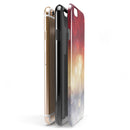 Red and Gold Unfocused Glowing Orbs iPhone 6/6s or 6/6s Plus 2-Piece Hybrid INK-Fuzed Case