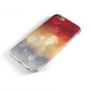 Red and Gold Unfocused Glowing Orbs iPhone 6/6s or 6/6s Plus 2-Piece Hybrid INK-Fuzed Case