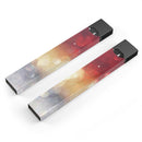 Red and Gold Unfocused Glowing Orbs - Premium Decal Protective Skin-Wrap Sticker compatible with the Juul Labs vaping device