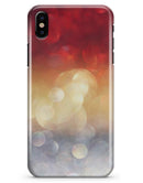 Red and Gold Unfocused Glowing Orbs - iPhone X Clipit Case