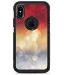 Red and Gold Unfocused Glowing Orbs - iPhone X OtterBox Case & Skin Kits