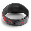 Red and Gray Digital Camouflage - Decal Skin Wrap Kit for the Disney Magic Band