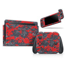 Red and Gray Digital Camouflage // Skin Decal Wrap Kit for Nintendo Switch Console & Dock, Joy-Cons, Pro Controller, Lite, 3DS XL, 2DS XL, DSi, or Wii - Vinyl Skin Wrap for Nintendo Switch 2, OLED, Lite, Pro Controller, Wii & Classic Handhelds