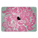 MacBook Pro with Touch Bar Skin Kit - Red_and_Green_Floral_Ethnic-MacBook_13_Touch_V3.jpg?