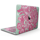 MacBook Pro without Touch Bar Skin Kit - Red_and_Green_Floral_Ethnic-MacBook_13_Touch_V7.jpg?