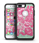 Red and Gold Unfocused Glowing Orbs - iPhone 7 or 7 Plus Commuter Case Skin Kit