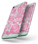 Red and Green Floral Ethnic - Skin-kit for the iPhone 8 or 8 Plus