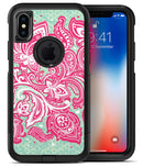 Red and Green Floral Ethnic - iPhone X OtterBox Case & Skin Kits