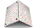 Red and Green Watercolor Dots over White - MacBook Pro with Retina Display Full-Coverage Skin Kit